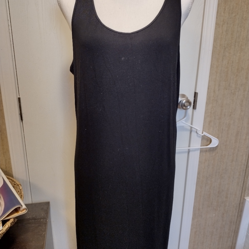 Eileen Fisher Black Maxi Dress Size XL/TG